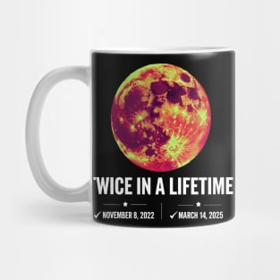 Twice-in-a-Lifetime-Total-Lunar-Eclipse-March-14-2025-Kids Mug